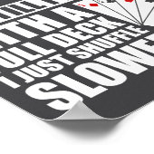 Funny 80th Birthday Ker Player 80 Year Old Retro  ポスター (角)