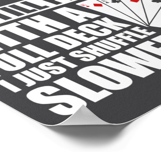 Funny 80th Birthday Ker Player 80 Year Old Retro  ポスター (角)