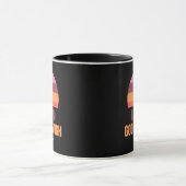 Funny 80th Birthday Mug Idea Sunset Good Enough マグカップ (中央)
