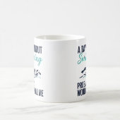funny A Day Without Swimming Probably Wouldnt Kill コーヒーマグカップ (中央)