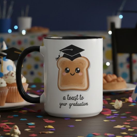Funny A Toast To Your Graduation University Grad マグカップ