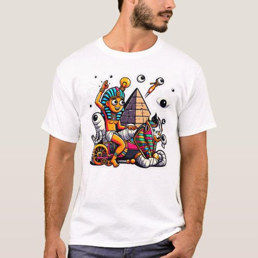 Funny Abstract: #Colorful / (egypt) T-Shirt #8 Tシャツ (正面)