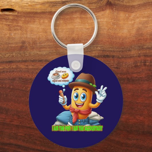 Funny Accountant キーホルダー (正面)