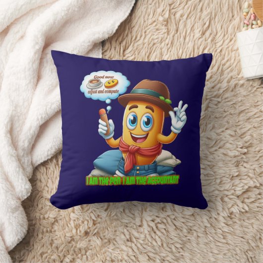 Funny Accountant クッション (ブランケット)