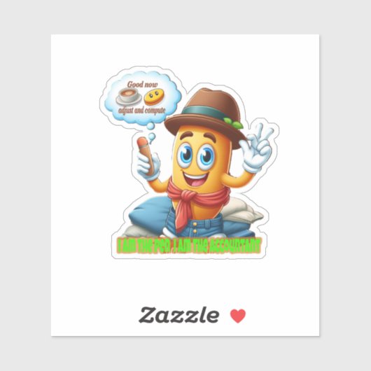 Funny Accountant シール (シート)