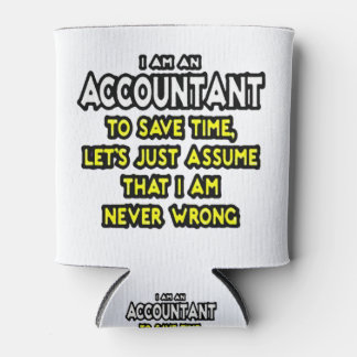 Funny Accountant Gift Ideas Can Cooler 缶クーラー