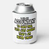 Funny Accountant Gift Ideas Can Cooler 缶クーラー (缶裏面)
