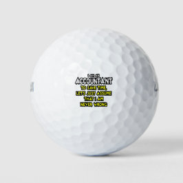 Funny Accountant Gift Ideas Golf Balls ゴルフボール