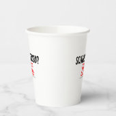 Funny Accountant Halloween - Scariest Word? Audit 紙コップ (左)