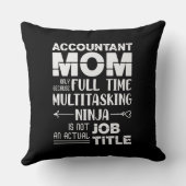 Funny Accountant Mom クッション (裏面)