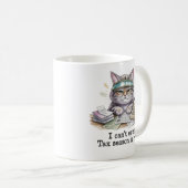 Funny Accountant Mug Tax Season Is Ruff Cat Gift f コーヒーマグカップ (正面右)