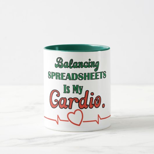 Funny Accountant Quote マグカップ (中央)