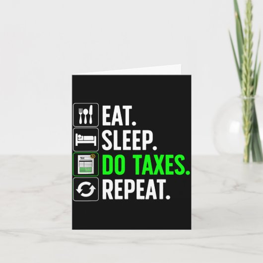 Funny Accounting Art For Men Women Spreadsheets Ac カード (正面)