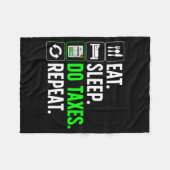 Funny Accounting Art For Men Women Spreadsheets Ac フリースブランケット (正面(横))