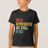 Funny Accounting Retro Fully Depreciated But Still Tシャツ (正面)