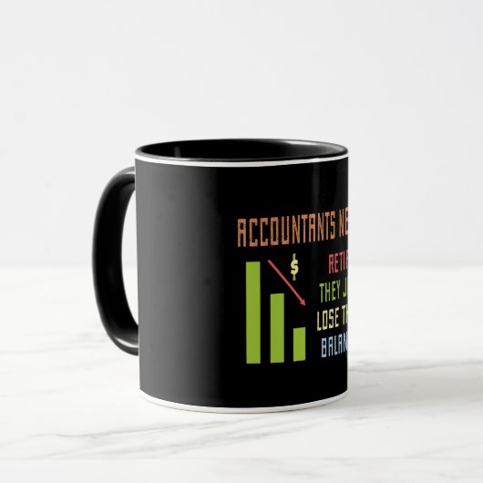 Funny Acountant Quote マグカップ (正面左)