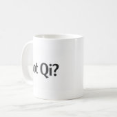 Funny Acupuncture Mug & Energy Flow GiftGot Qi  コーヒーマグカップ (正面左)