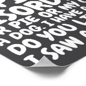 Funny Adhd Quote Ask Me About My Attention Deficit ポスター (角)