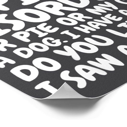 Funny Adhd Quote Ask Me About My Attention Deficit ポスター (角)