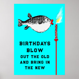Funny Adult Birthday ポスター