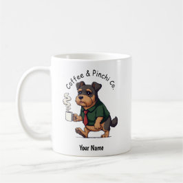 Funny Affenpinscher Dog Business Suit Coffee コーヒーマグカップ