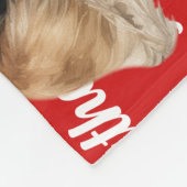 Funny Afghan Hound Dog Name Patterned Christmas フリースブランケット (角)