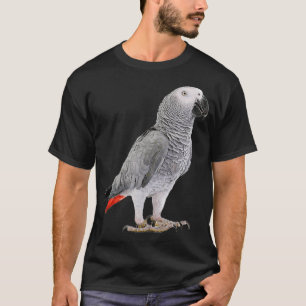 Funny African Grey Parrot Bird  Womens Mens Kids Tシャツ