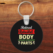 Funny After Hip Surgery Recovery Bionic Hip Replac キーホルダー (正面)