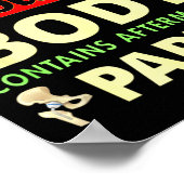 Funny After Hip Surgery Recovery Bionic Hip Replac ポスター (角)