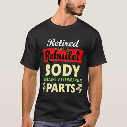 Funny After Hip Surgery Recovery Bionic Hip Replac Tシャツ (正面)
