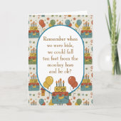 Funny Aging Humor Birthday  カード (正面)