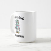 Funny AI - Geek Humor Laptop コーヒーマグカップ (正面左)