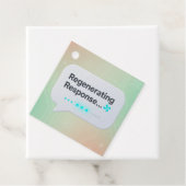 Funny AI Gift Tag – “Regenerating Response 🔄” フェイバータグ (インサイチュ)
