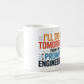 Funny AI Prompt Engineering Geek Quote コーヒーマグカップ (正面左)