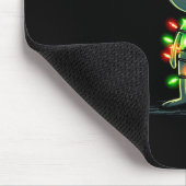 Funny Alien Christmas Graphics Lights Lover Extrat マウスパッド (コーナー)
