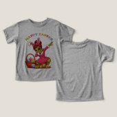 Funny Alien Easter Bunny Dabbing Cute Easter Egg (デザイン正面&裏面)