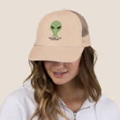 Funny Alien Trucker Hat – UFO Lover Gift キャップ (インサイチュ)
