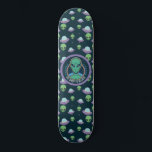 Funny Alien We Want to Believe UFOs  Skateboard スケートボード<br><div class="desc">Funny Alien We Want to Believe UFOs Skateboard</div>