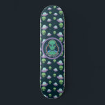 Funny Alien We Want to Believe UFOs  Skateboard スケートボード<br><div class="desc">Funny Alien We Want to Believe UFOs Skateboard</div>