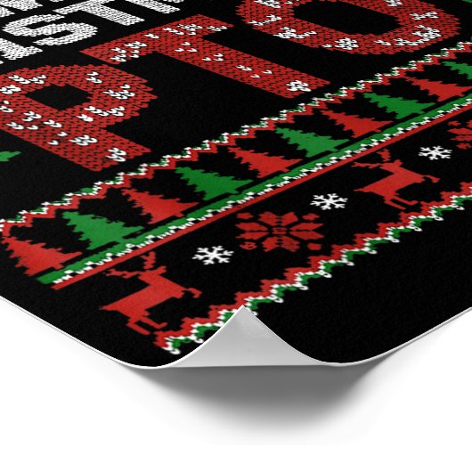 Funny All I Want For Christmas Is Pto Matching Ugl ポスター (角)