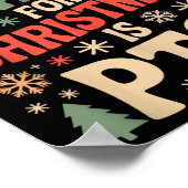 Funny All I Want For Christmas Is Pto Matching Ugl ポスター (角)