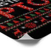 Funny All I Want For Christmas Is Pto Matching Ugl ポスター (角)