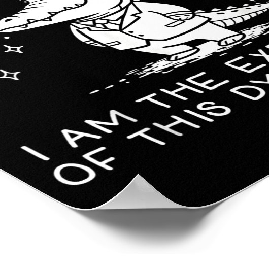 Funny Alligator I Am The Executive Of This Dysfunc ポスター (角)