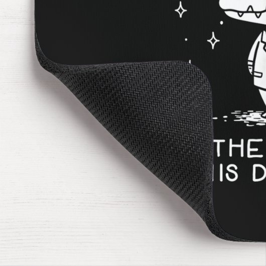 Funny Alligator I Am The Executive Of This Dysfunc マウスパッド (コーナー)