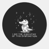 Funny Alligator I Am The Executive Of This Dysfunc ラウンドシール (正面)