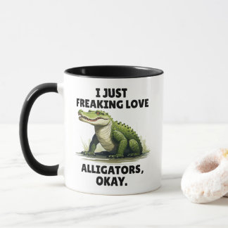 Funny Alligator Lover Mug Reptile Lover Gift マグカップ