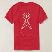 Funny Amateur Ham Radio Morse Code Shirt Gift Tシャツ (デザイン正面)