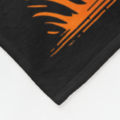 Funny American Football Skeleton Player Halloween  フリースブランケット (角)