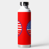 Funny American Golf Player ウォーターボトル (左面)
