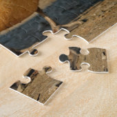 Funny American / Northern Pintail Ducks Gothic ジグソーパズル (側面)